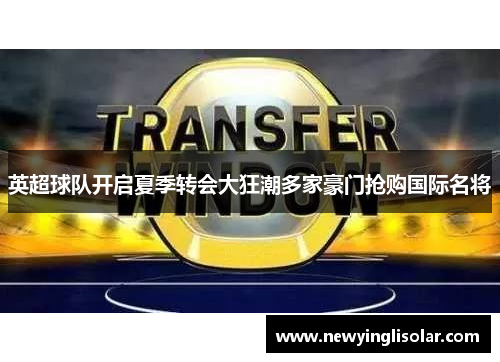 英超球队开启夏季转会大狂潮多家豪门抢购国际名将