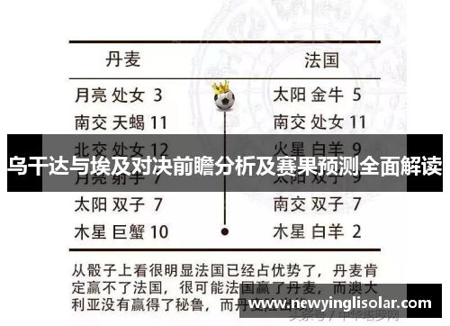 乌干达与埃及对决前瞻分析及赛果预测全面解读